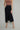 Faye Black Frayed Denim Midi Skirt