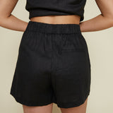 Christina Tailored Linen Shorts