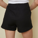 Raquel Asymmetrical Front Wrap Mini Skort