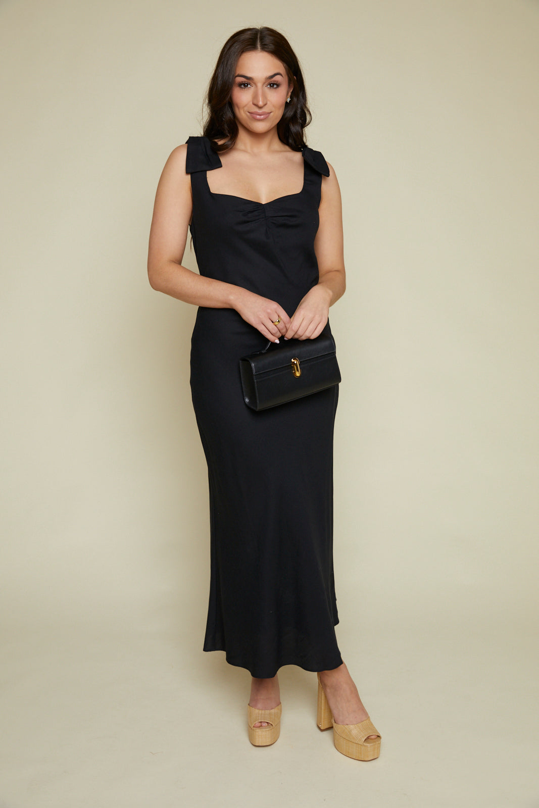 Marla Bow Detail Midi Dress No. 14 Marla Bow Detail Midi Dress No. 14
