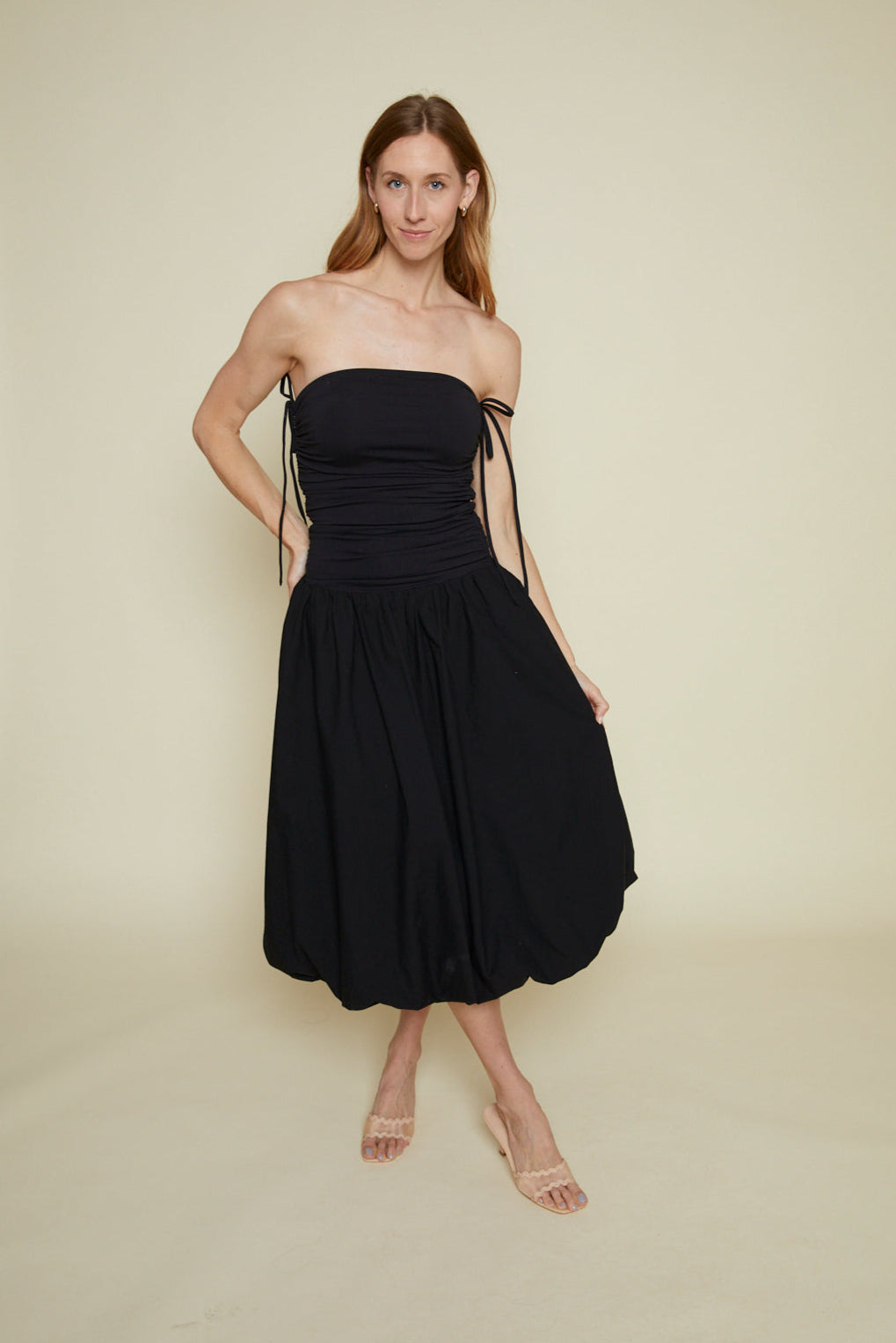 Gigi Mixed Media Midi Dress – No. 14
