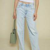 Tianna Relaxed Baggy Jeans - Waterfall
