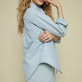 Maddox Button Up Denim Shirt Jacket