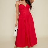 Justine Corset Midi Dress