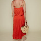 Romy Crinkle Midi Skirt