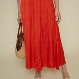 Romy Crinkle Midi Skirt