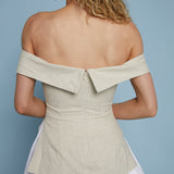 Zeba Bustier Flare Mini Dress