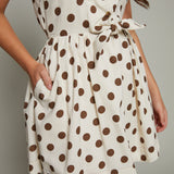 Julien Tie Front Halter Mini Dress