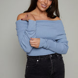 Kai Off The Shoulder Knit Sweater