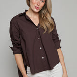 Gabrielle Oversized Button Up