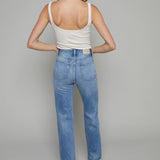 Chloe Super High Rise Straight Jeans - Serpentine Vintage