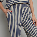 Catherine Straight Striped Pants