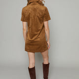 Levi Faux Suede Mini Dress