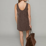 Darien Faux Leather Mini Dress