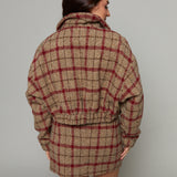 Gael Plaid Cropped Jacket