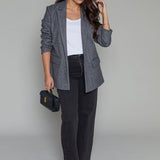 Nessa Herringbone Blazer