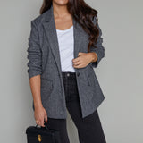 Nessa Herringbone Blazer