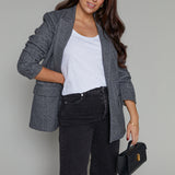 Nessa Herringbone Blazer