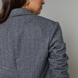 Nessa Herringbone Blazer