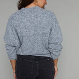 Chelsea Oversized Knit Sweater - Charcoal