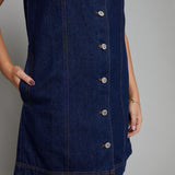 Halsey Button Down Denim Mini Dress