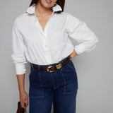 Lucy Elevated Poplin Button Up