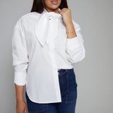 Bethany Tie Collar Button Front Shirt