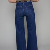 Lana High Rise Utility Wide Leg Jeans - Calluna