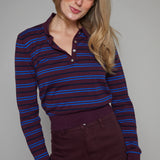 Holland Striped Polo Sweater