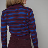 Holland Striped Polo Sweater