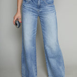 Jenna Low Slung Palazzo Jeans - Runyon