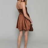 Emery Bustier Mini Skater Dress
