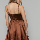Emery Bustier Mini Skater Dress