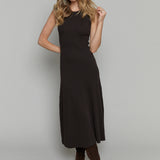 Sheena Ribbed Sweater Midi Dress