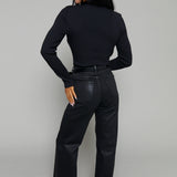 Grayson Ribbed Keyhole Sweater