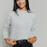 Vixen Classic Crew Sweater - Soft Grey