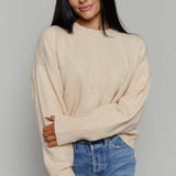 Jonah Relaxed Knit Sweater - Macaroon