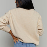 Jonah Relaxed Knit Sweater - Macaroon