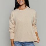 Jonah Relaxed Knit Sweater - Macaroon