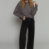 Jonah Relaxed Knit Sweater - Burnt Ash Heather