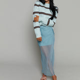 Shayla Stripe Crewneck Sweater