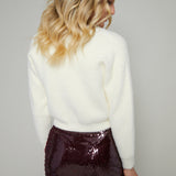 Opal Fuzzy Knit Cardigan