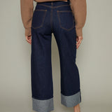 Carson Cuffed Straight Leg Jeans - Countdown