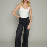 Jenna Black Low Slung Palazzo Jeans - Zen