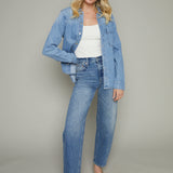 Remi Long Sleeve Denim Shacket