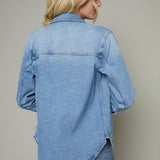Remi Long Sleeve Denim Shacket