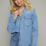Remi Long Sleeve Denim Shacket