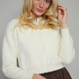 Opal Fuzzy Knit Cardigan