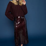 Kennedy Liquid Sequin Midi Skirt