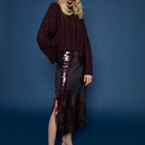 Kennedy Liquid Sequin Midi Skirt